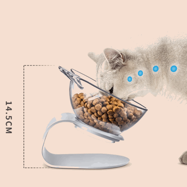 Ergonomischer Anti-Erbrechen Fressnapf für Katzen – Happyalo
