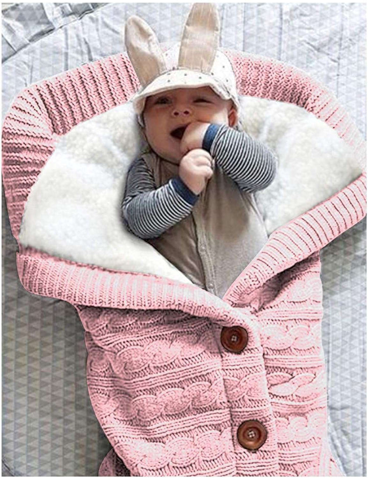 gestrickter schlafsack für babys Gestrickter Baby-Schlafsack mit Sherpa-Innenfutter – Happyalo