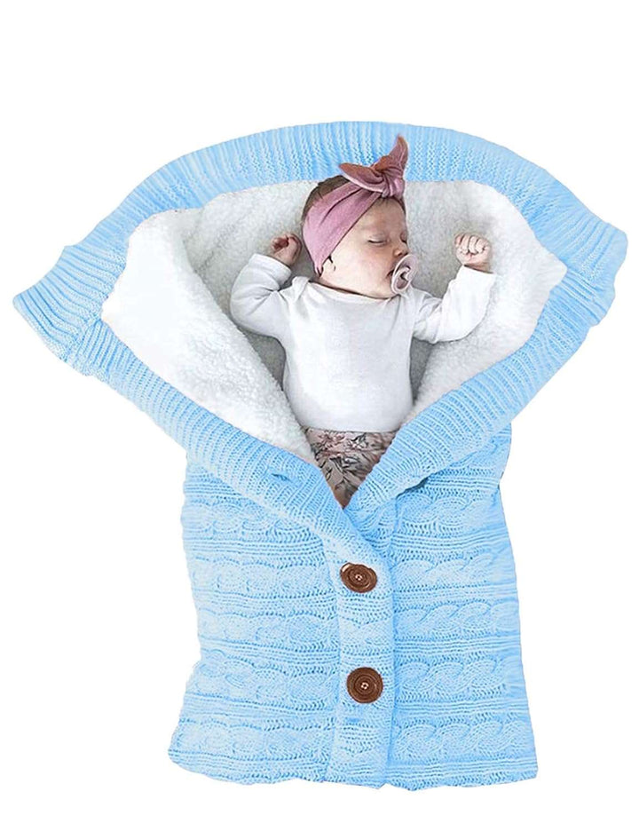 gestrickter schlafsack für babys Gestrickter Baby-Schlafsack mit Sherpa-Innenfutter – Happyalo