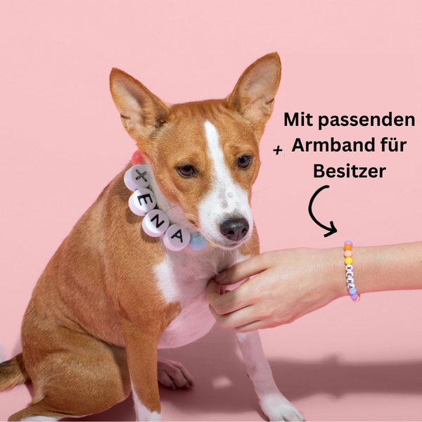 Freundschafts-Armbänder für Haustier + Besitzer (personalisierbar mit Namen)
