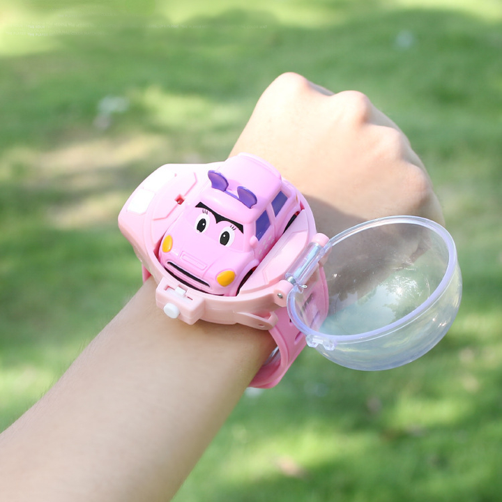 2 Stück süße ferngesteuerte Autouhr Spielzeug RC Armbanduhr für Kinder