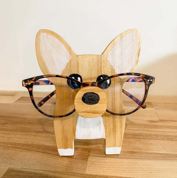 Brillenhalter für Brillen Eule aus Holz